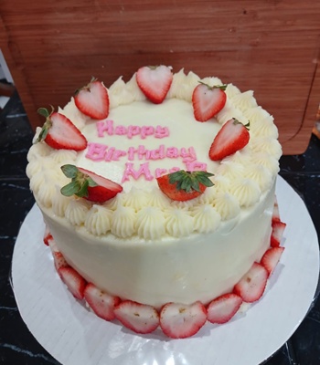 Strawberry Chiffon Cake