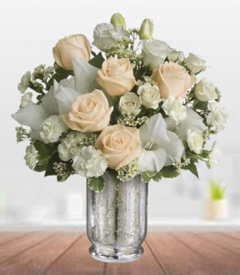 White and Creme Flowers