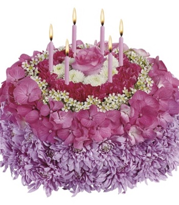 Your Special Birthday Flowers Cake