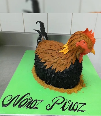 Chocolate Cake Hen Design