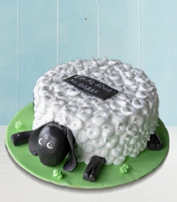 Chocolate Cake Sheep Theme