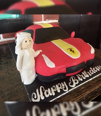 Ferrari Chocolate Cake