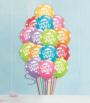 Get Well Soon Sunshine Balloon - Assorted