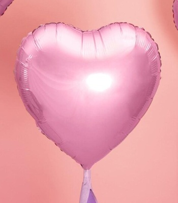 Heart Balloon - Soft Pink Color