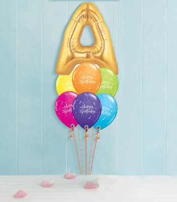 Letter Balloon Bouquet - Any One Letter