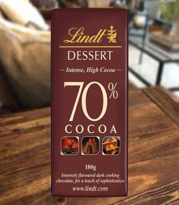 Lindt Dessert Cocoa Chocolate 180g