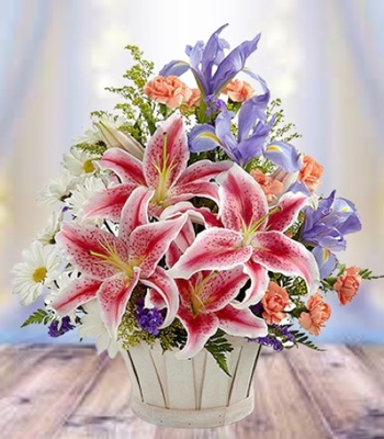 Mix Flower Basket