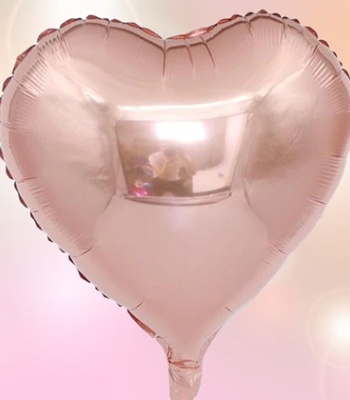 Rose Gold Heart Balloon