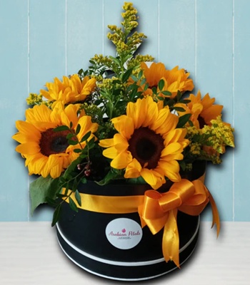Sunflower Arrangement in Box