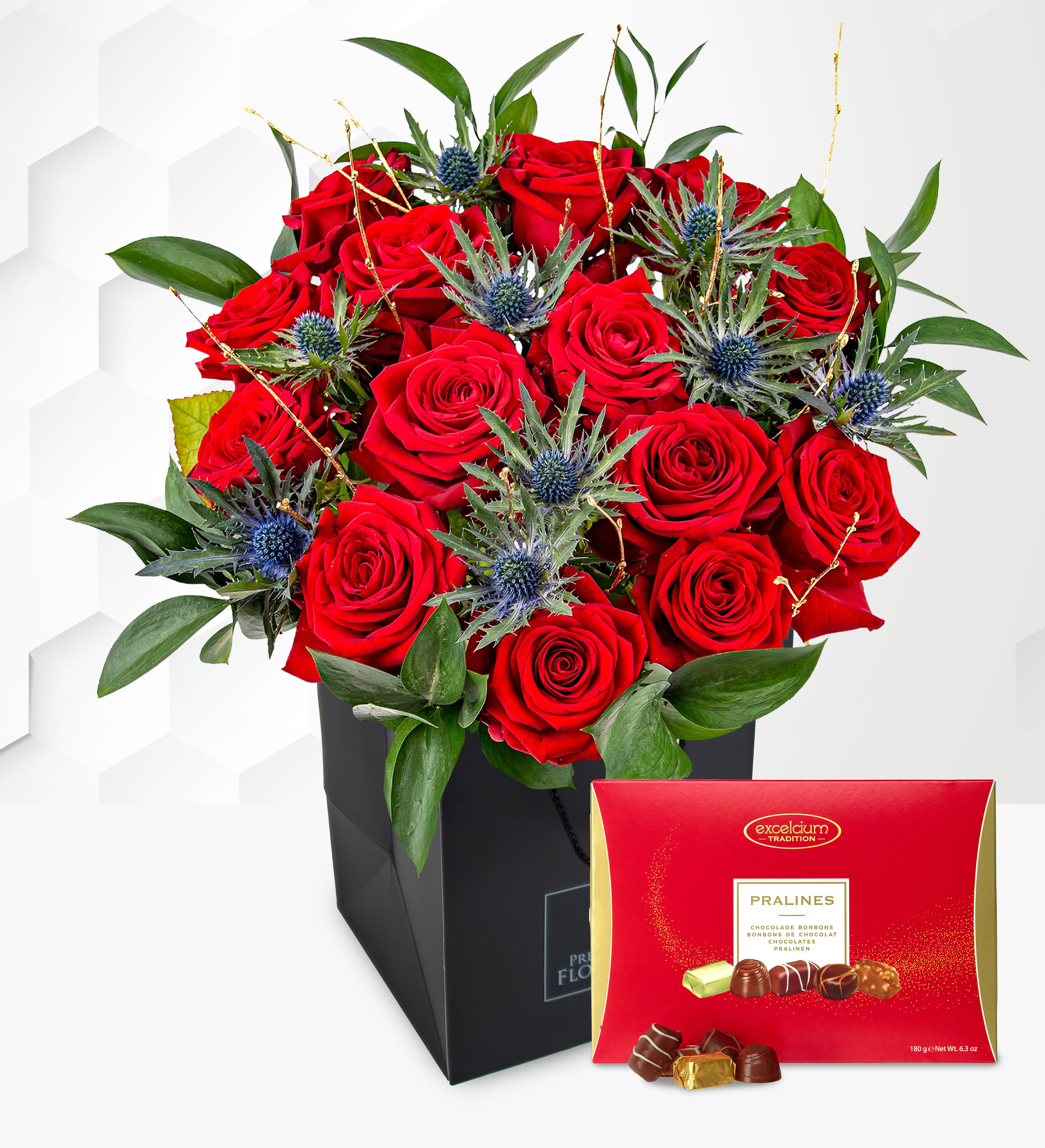 Birthday Red Roses Arrangement