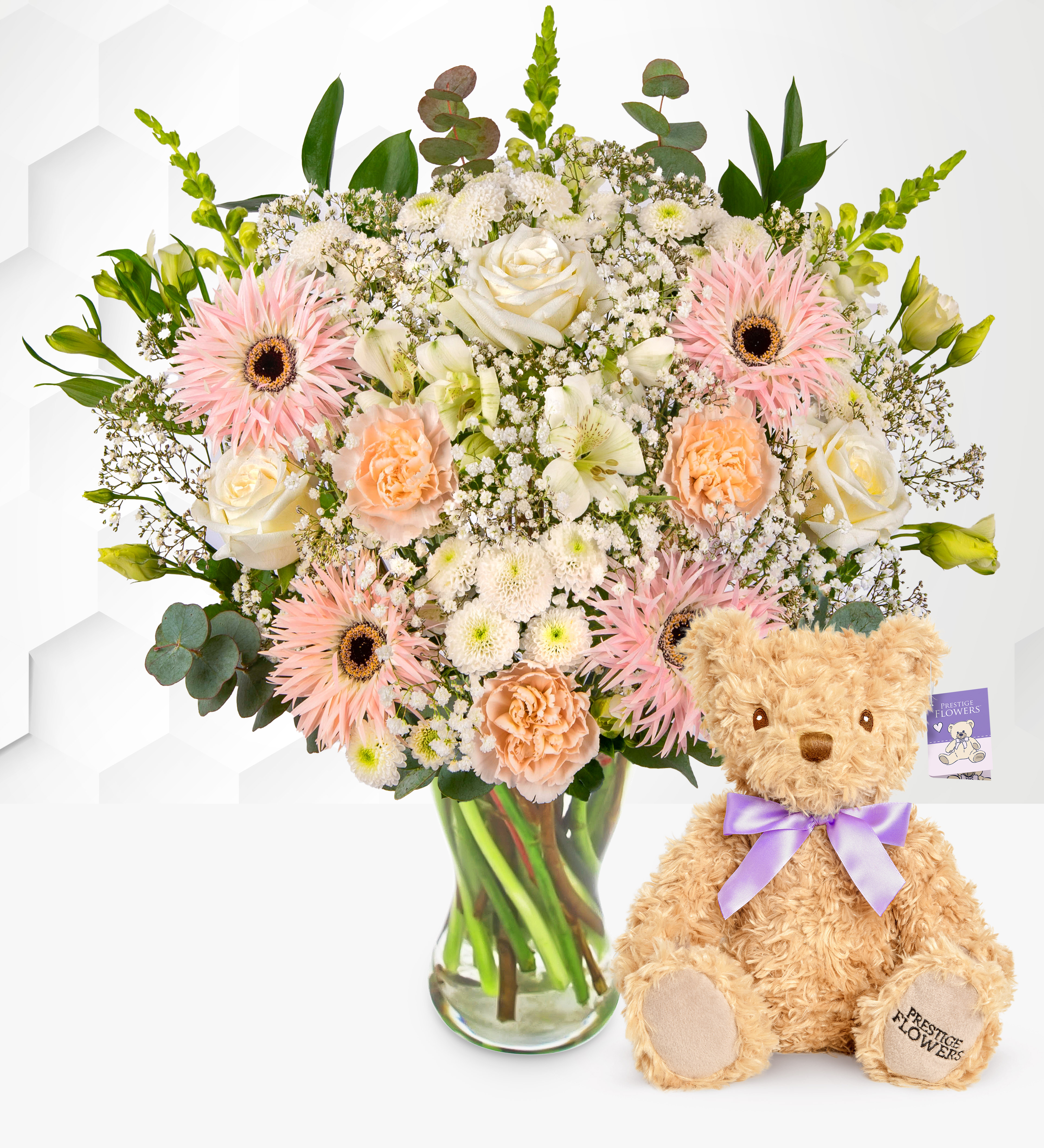 Florist's Signature Bouquet With Teddy