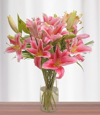 Pink Stargazer Lily Bouquet