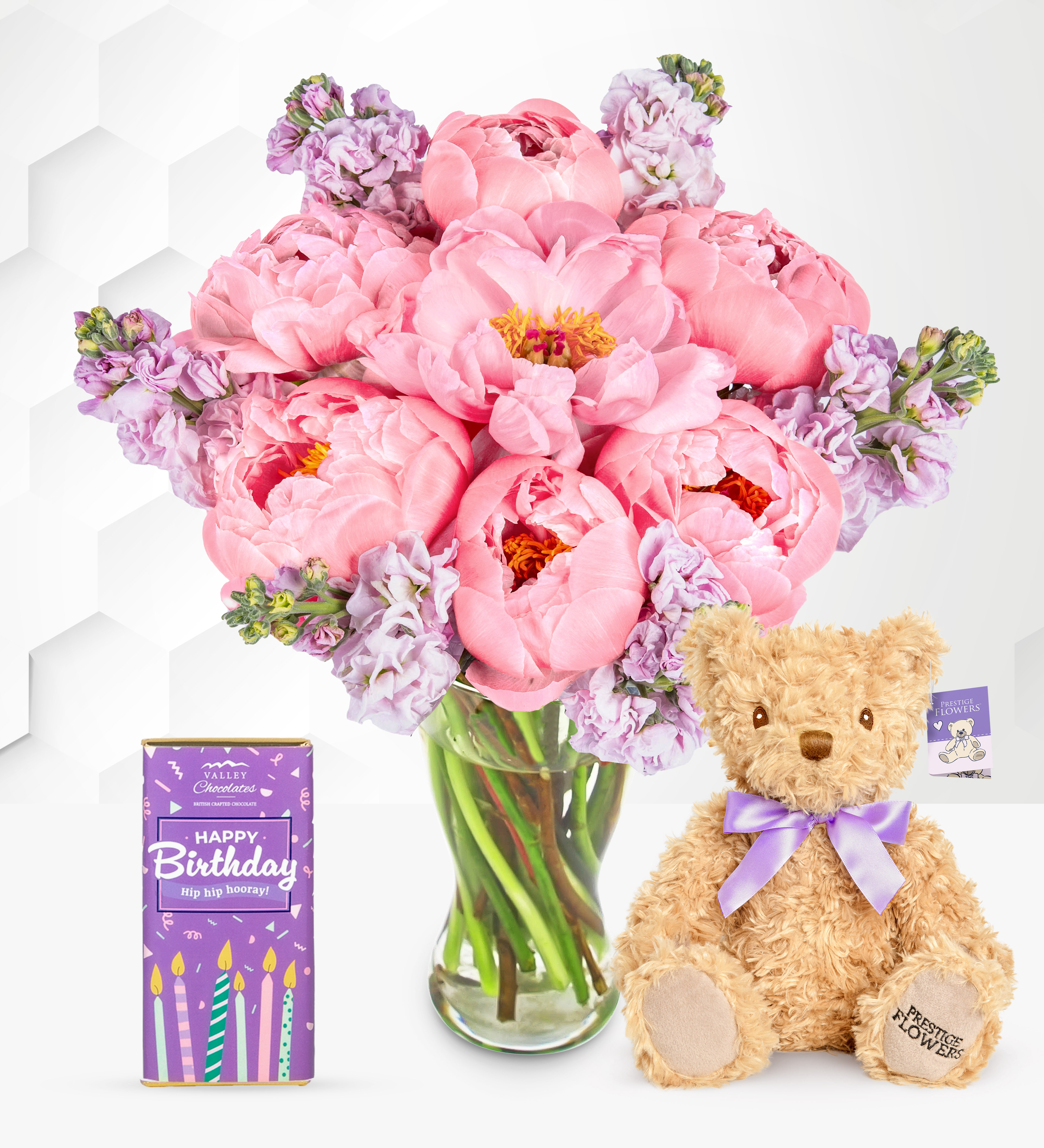 Peony Anniversary Flower Bouquet