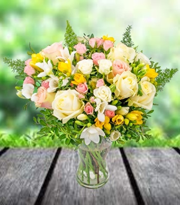 Rose and Freesia Bouquet