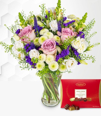 Seasonal Flowers With Chocolates