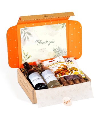 Wine Gift Hamper with Chocolates, Olives & Mixed Nuts
