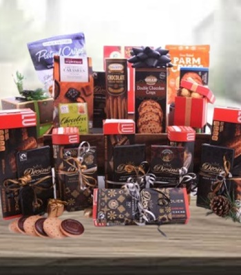 Corporate Gift Set - Chocolates & Cookie Basket