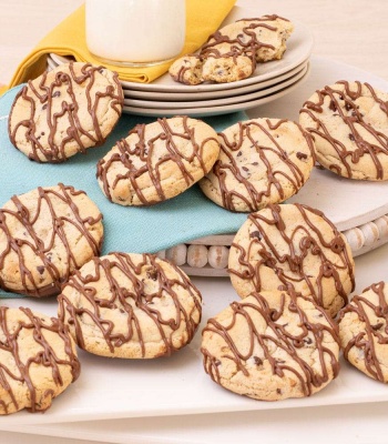 12pc Chocolate Drizzle Cookies