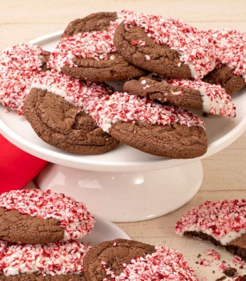 12pc Chocolate Peppermint Cookies