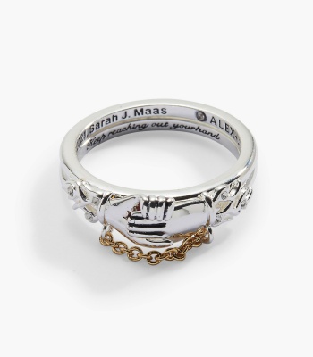 A Court Of Thorns And Roses 'Keep Reaching Out Your Hand' Nesta & Cassian Ring Set Of 2