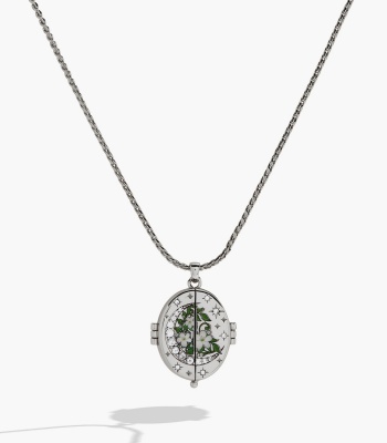 A Court Of Thorns And Roses "There You Are" Locket Necklace - Silver