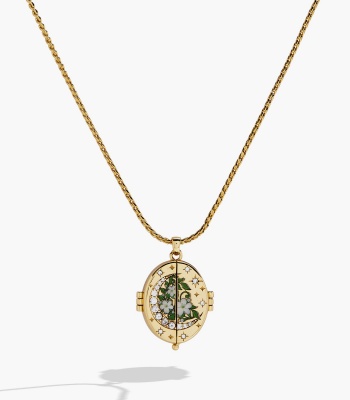 A Court Of Thorns And Roses "There You Are" Locket Necklace