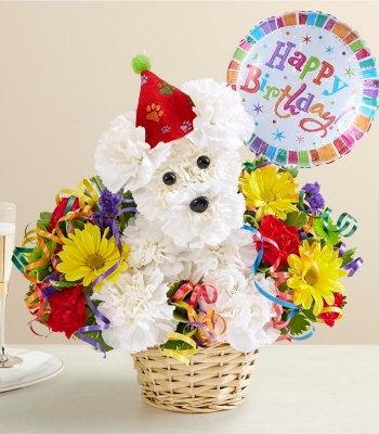 A-DOG-able Birthday Bouquet
