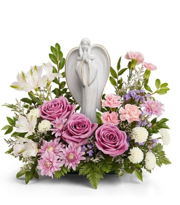 Angel Sympathy Flower Arrangement