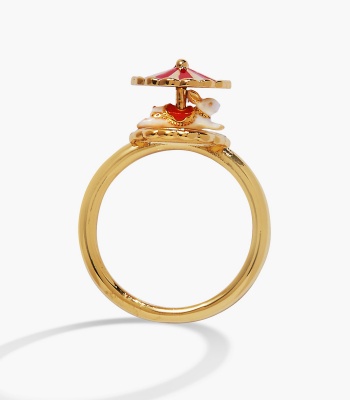 Big Top Carousel Bunny Spinner Ring
