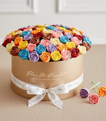 Birthday Belgian Chocolate Roses Bouquet