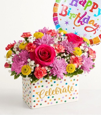 Birthday Celebration Flower Arrangement