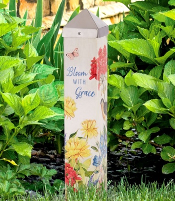 Bloom With Grace Art Pole