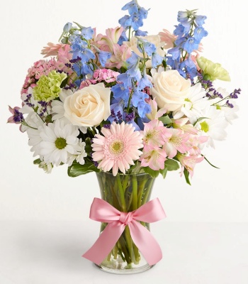 Blue Delphinium Flower Arrangement