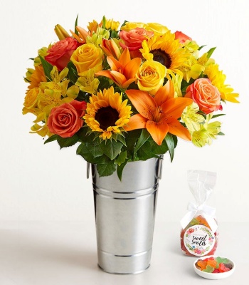Bright Autumn Flower Bouquet