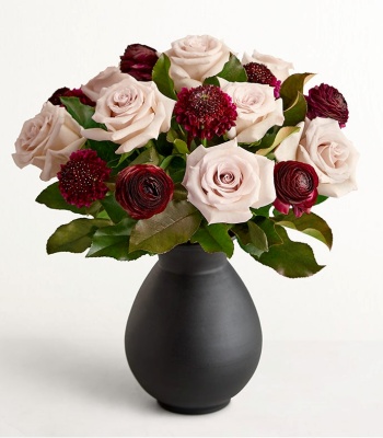 Burgundy, Red & Sand Halloween Bouquet