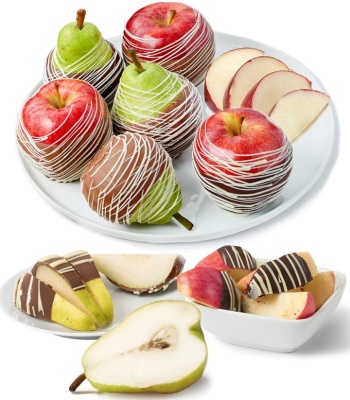 Chocolate Covered Apples And Pears