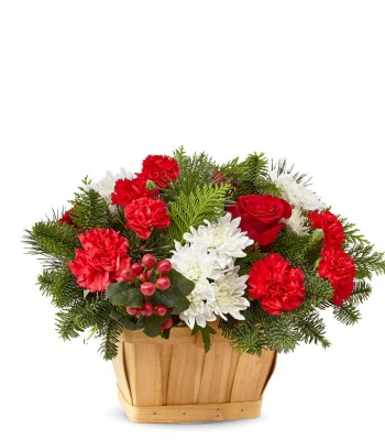 Christmas Flower Baskets