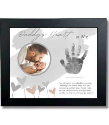 Daddy's Heart And Me Keepsake Handprint Frame