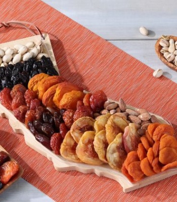 Dried Fruit & Nut California Bamboo Cutting Board
