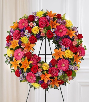 Eternal Life Standing Wreath