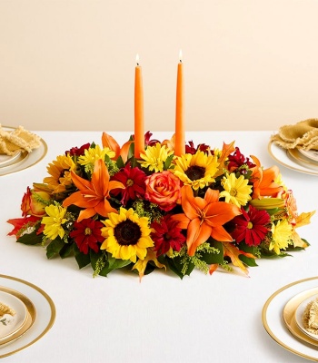 Fall Floral Centerpiece