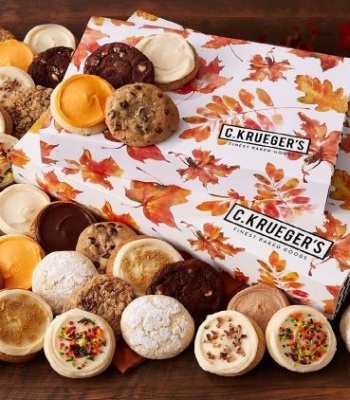 Falling Leaves Cookie Gift - 24 Assorted Cookies