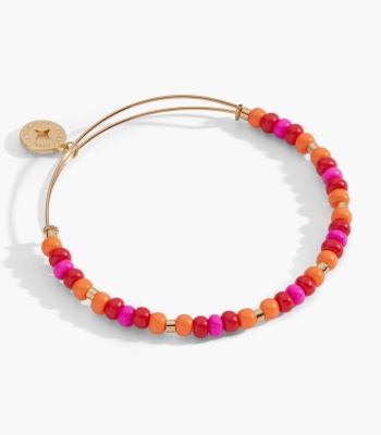 Farmers' Market Beaded Charm Bangle