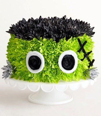 Floral Monster Head for Halloween