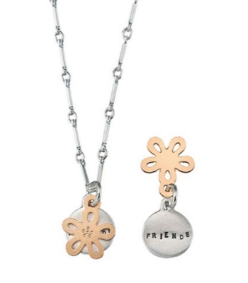 Friends Bar Link Chain Necklace