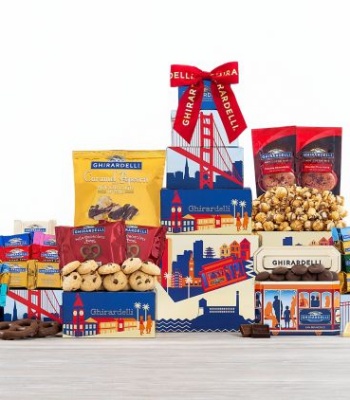 Ghirardelli® Milk and Dark Chocolate Tower