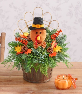 Give Thanks Turkey Centerpiece