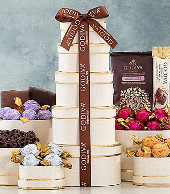 Godiva Chocolate Gift Tower