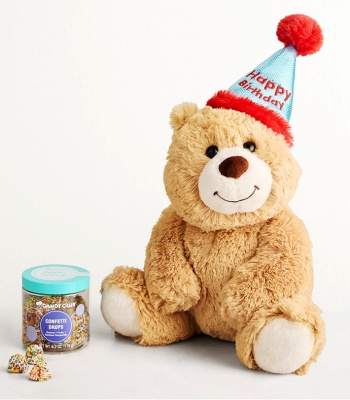 Happy Birthday Bear & Confetti Drops
