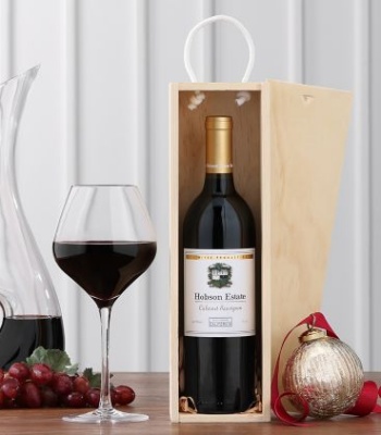 Hobson Estate California Cabernet Sauvignon in Wooden Gift Box